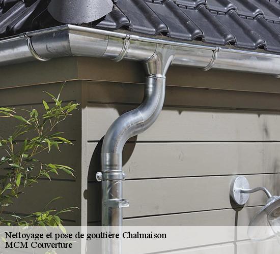 Nettoyage et pose de gouttière chalmaison-77650 MCM Couverture
