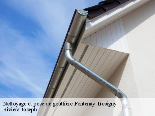 Nettoyage et pose de gouttière  fontenay-tresigny-77610 Riviera Joseph