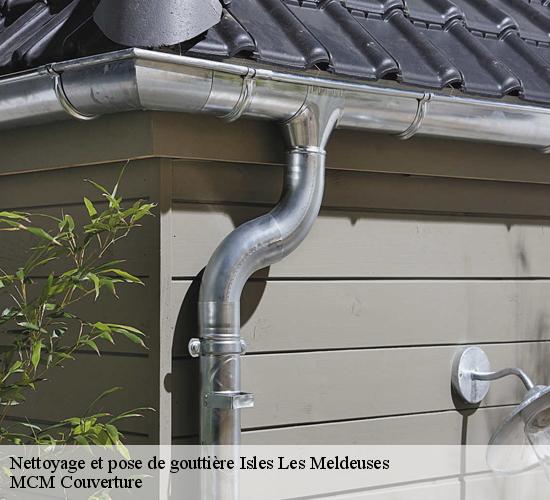 Nettoyage et pose de gouttière  isles-les-meldeuses-77440 MCM Couverture