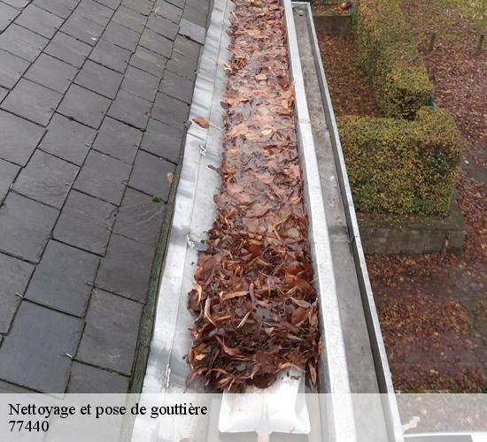 Nettoyage et pose de gouttière mary-sur-marne-77440 MCM Couverture