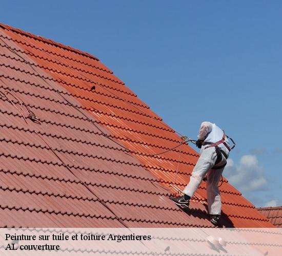 Peinture sur tuile et toiture  argentieres-77390 AL couverture