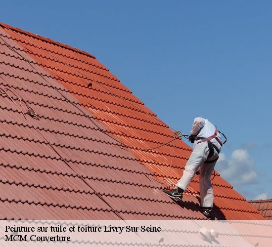 Peinture sur tuile et toiture  livry-sur-seine-77000 MCM Couverture