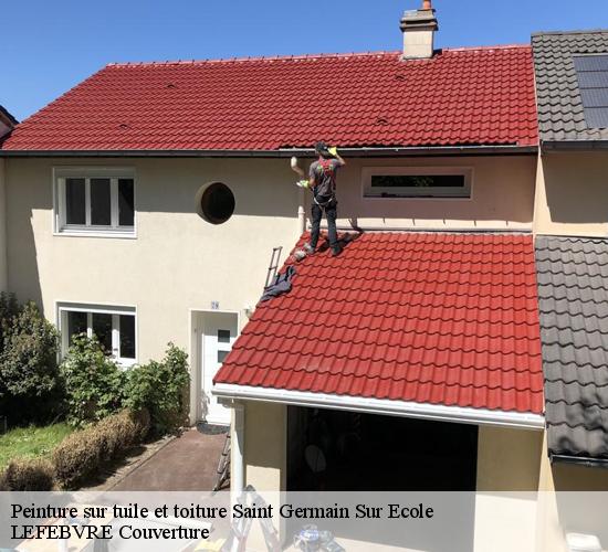 Peinture sur tuile et toiture  saint-germain-sur-ecole-77930 LEFEBVRE Couverture 