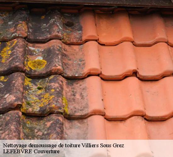 Nettoyage demoussage de toiture villiers-sous-grez-77760 LEFEBVRE Couverture