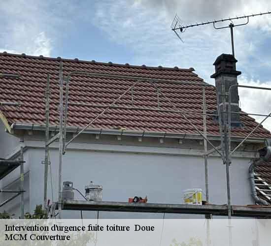 Intervention d'urgence fuite toiture doue-77510 MCM Couverture