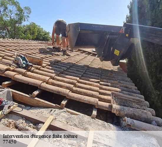 Intervention d'urgence fuite toiture jablines-77450 LEFEBVRE Couverture