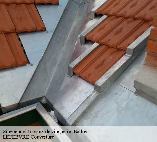 Zingueur et travaux de zinguerie balloy-77118 LEFEBVRE Couverture