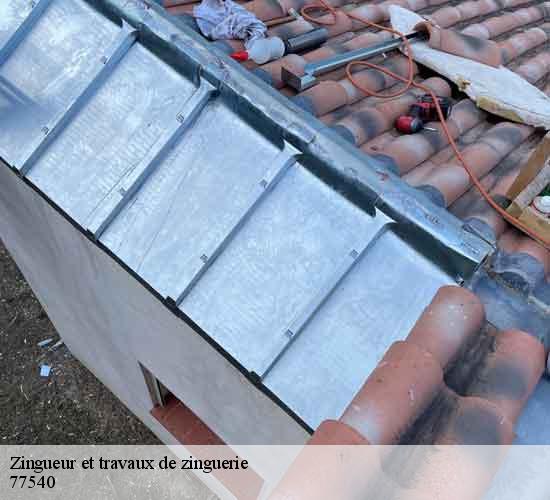 Zingueur et travaux de zinguerie   ormeaux-77540 MCM Couverture