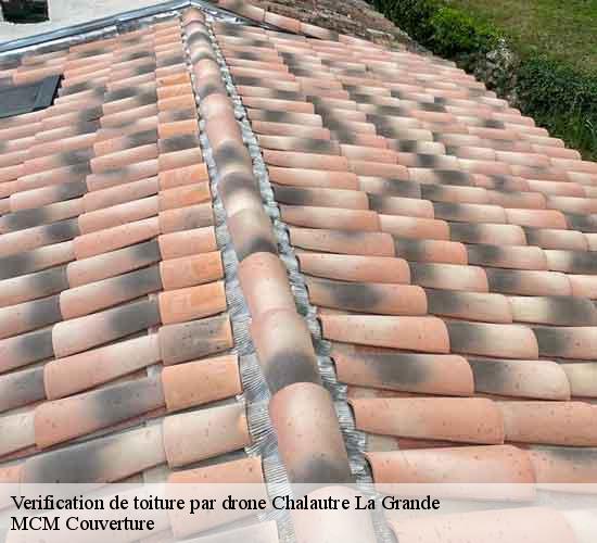 Verification de toiture par drone  chalautre-la-grande-77171 MCM Couverture