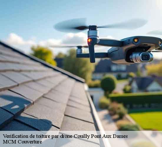 Verification de toiture par drone  couilly-pont-aux-dames-77860 MCM Couverture