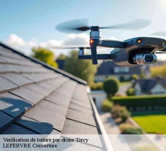 Verification de toiture par drone torcy-77200 LEFEBVRE Couverture